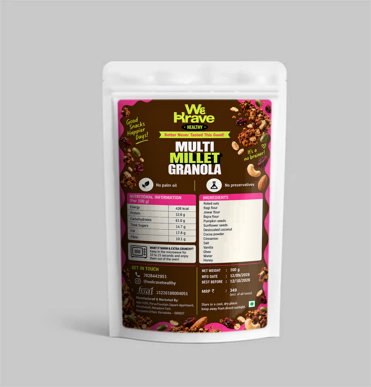 Multi Millet Granola